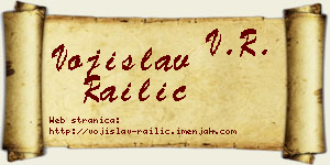 Vojislav Railić vizit kartica